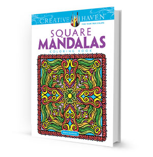 Square Mandalas Coloring Book