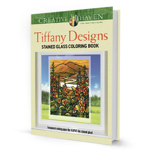 Tiffany Designs Stained Glass Coloring Book