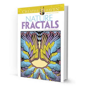 Nature Fractals Coloring Book