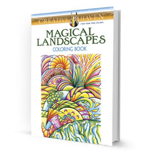 Magical Landscapes Coloring Book