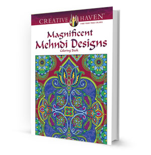 Magnificent Mehndi Designs Coloring Book