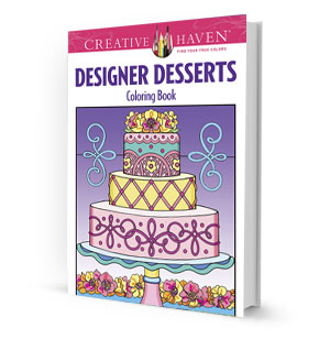 Designer Desserts Coloring Book